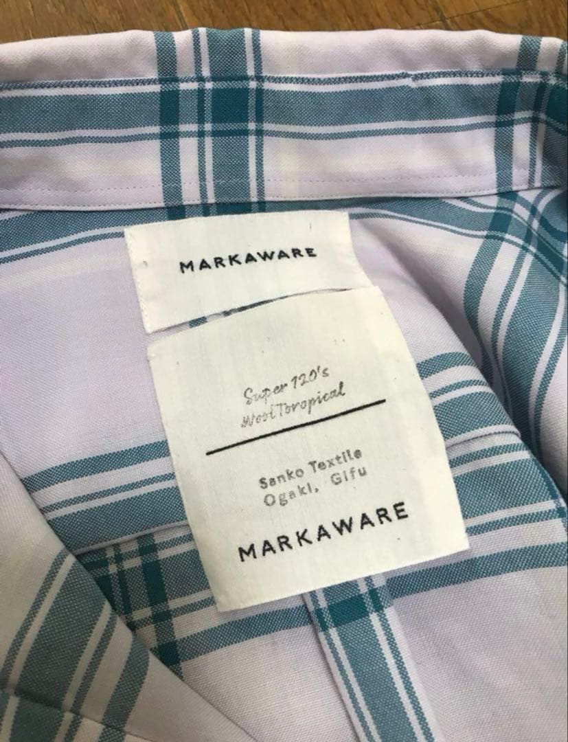 MARKAWARE コンフォートフィットシャツ　120’sウールトロピカル