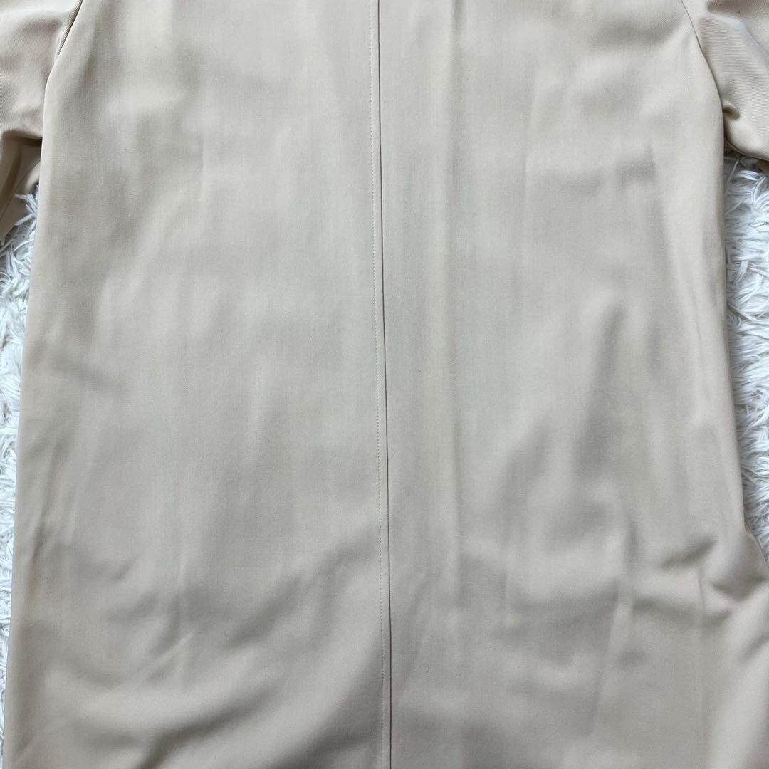 マックスマーラ　最高級　白タグ　ステンカラーコート　ウール100％　ベージュ