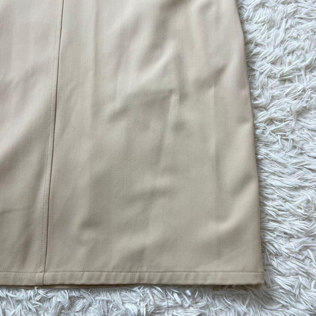 マックスマーラ　最高級　白タグ　ステンカラーコート　ウール100％　ベージュ