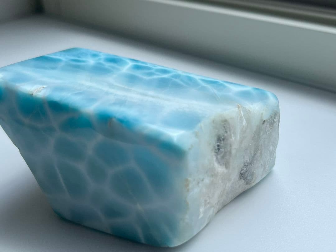 ラリマール　原石　197.4グラム