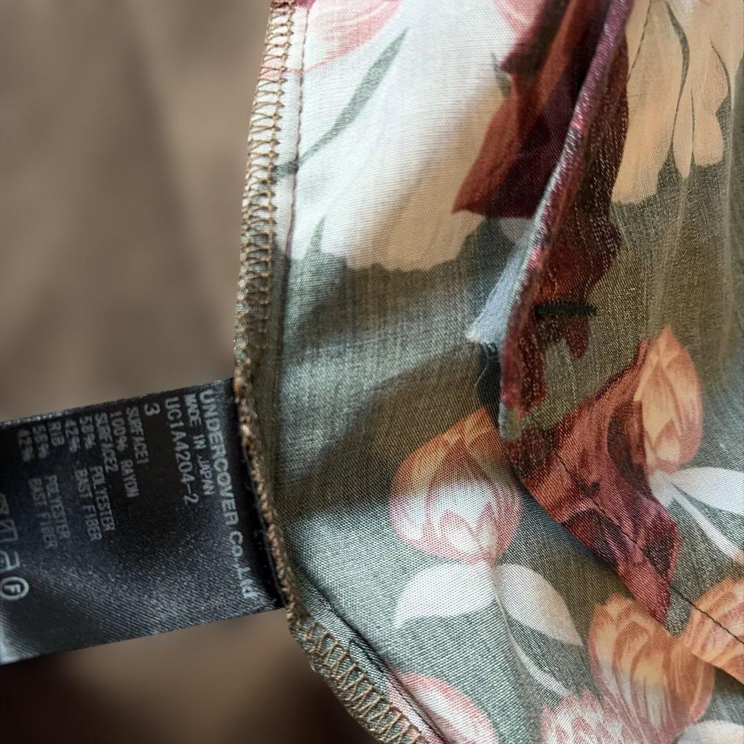 【美品】UNDERCOVER 21SS スカルローズニットブルゾン