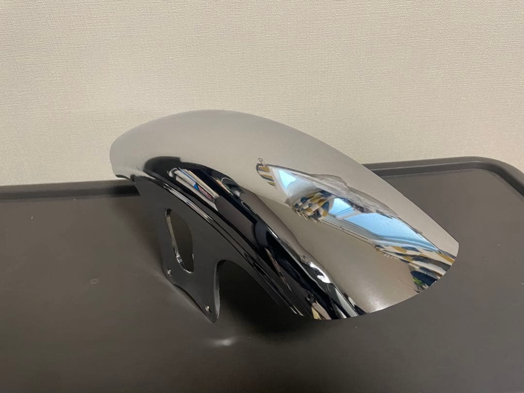 SR400 前後フェンダーセット　純正ショート加工