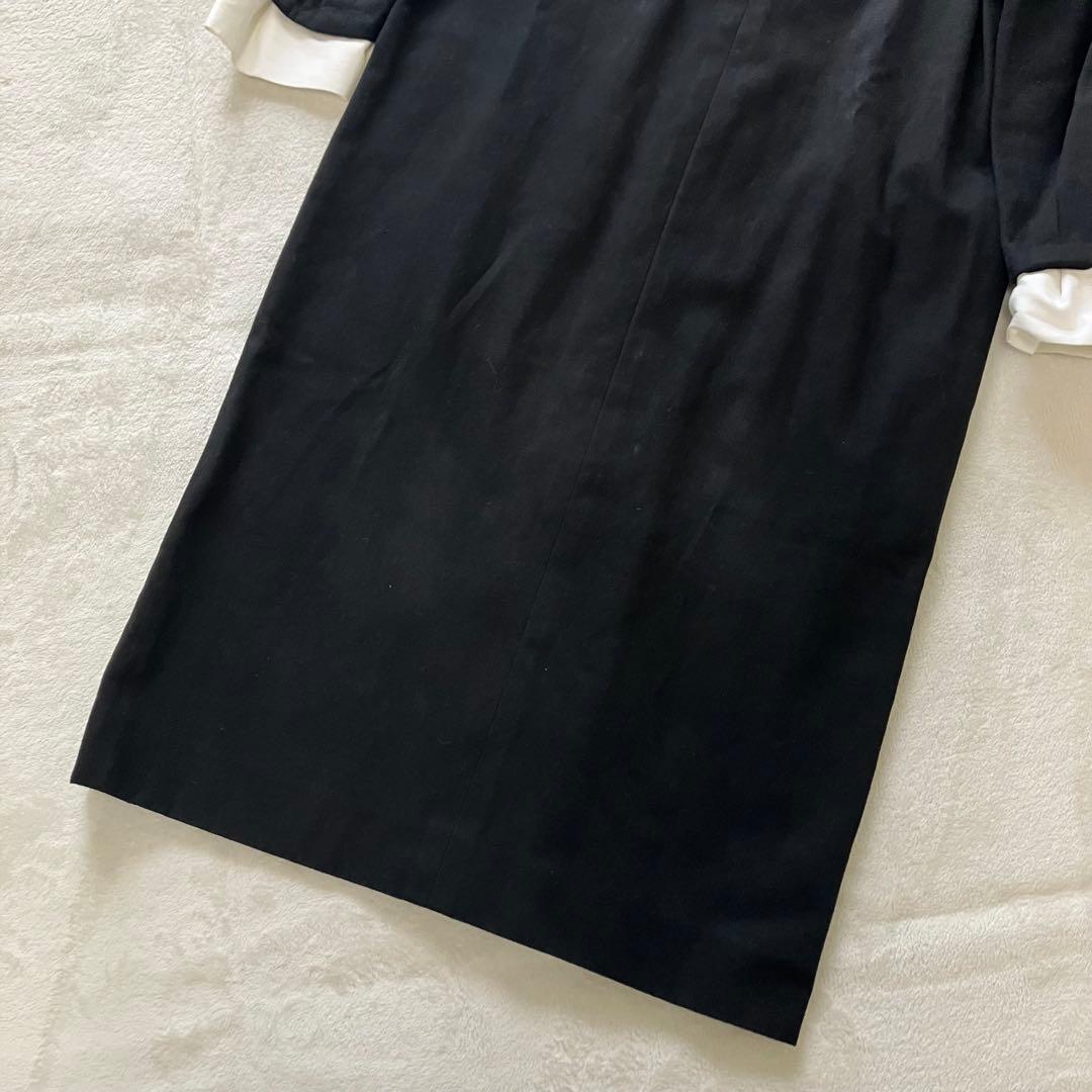 ★美品★セリーヌ　デニムワンピース　40 トリオンフ　金ボタン　エンブレム　刺繍