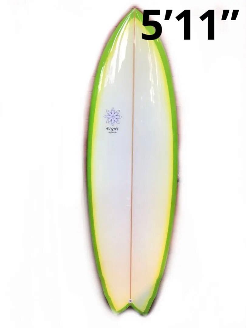 EIGHT エイト サーフボード ファイブプラグ 5’11” 新品未使用