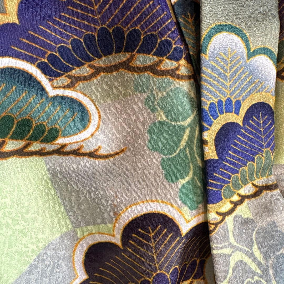 七五三 R.KIKUCHI 5歳男の子 羽織袴セット（緑色） 110cm