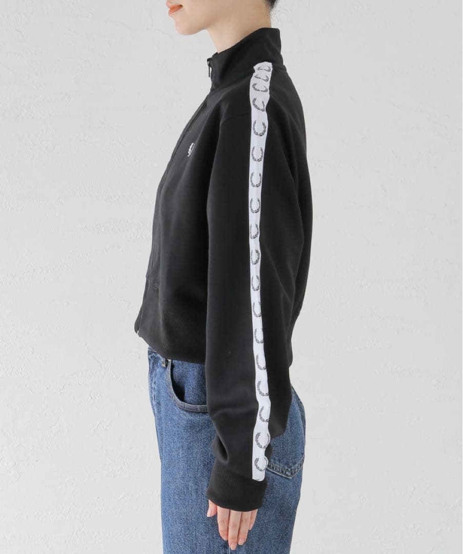 トップス FRED PERRY CROPPED TAPED TRACK JACKET