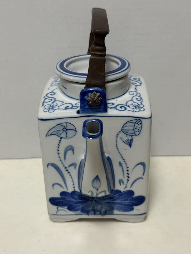 染付 急須 茶器 骨董