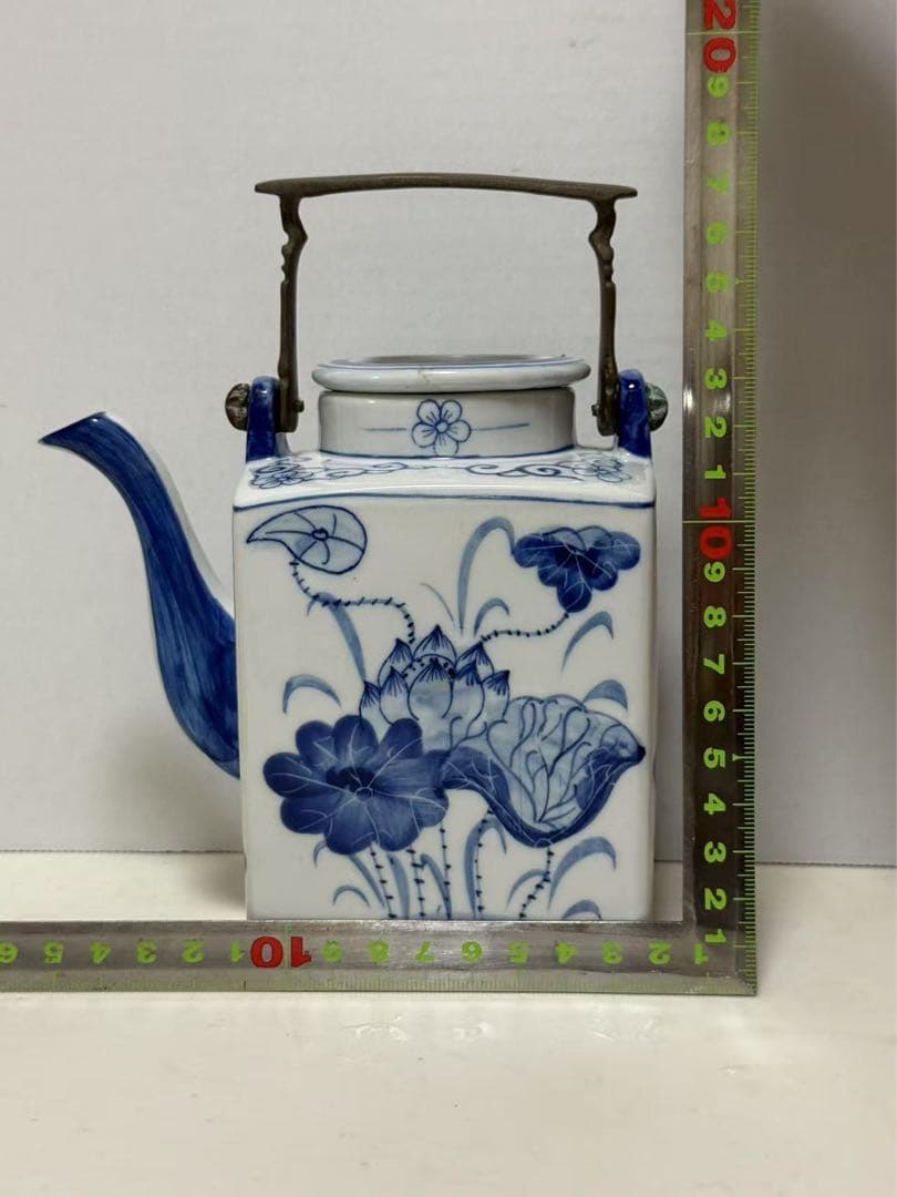 染付 急須 茶器 骨董