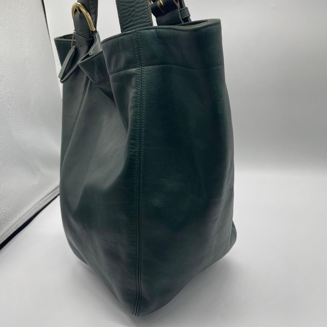 オールドコーチ　レザー　トートバッグ　 4082 希少グリーン　USA製