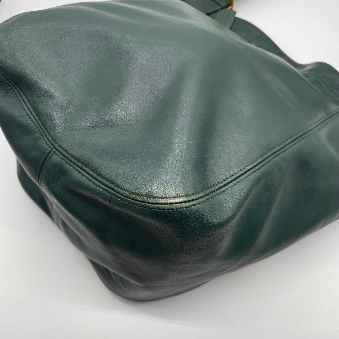 オールドコーチ　レザー　トートバッグ　 4082 希少グリーン　USA製