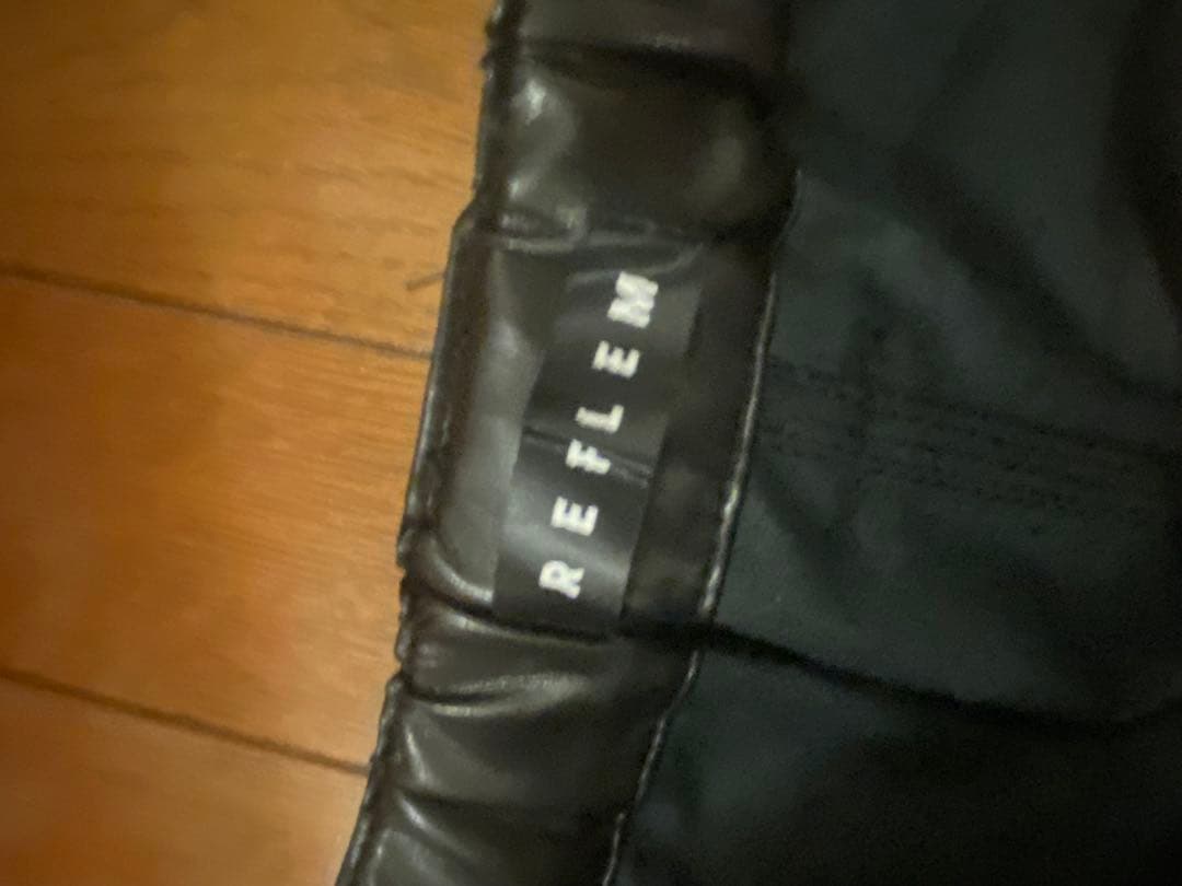 REFLEM【レフレム】2WAYワイドボンテージPUレザーパンツ