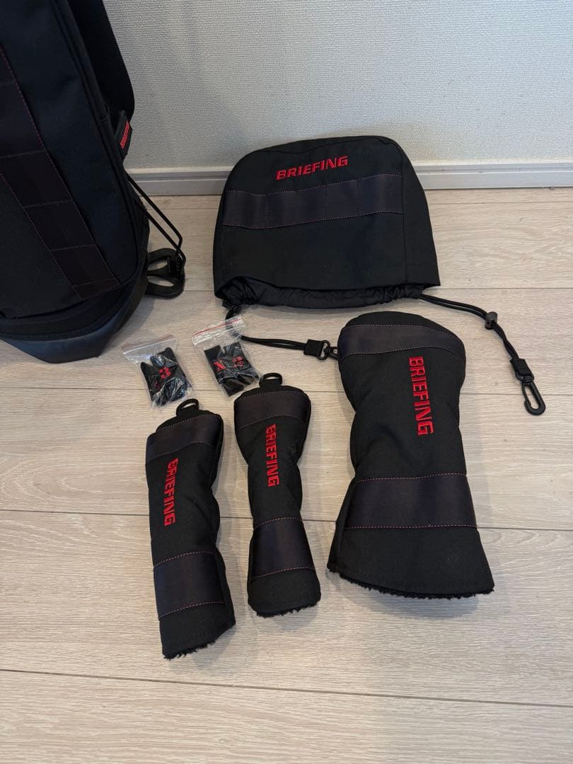 BRIEFING ブラックキャディバッグ　cr-4
