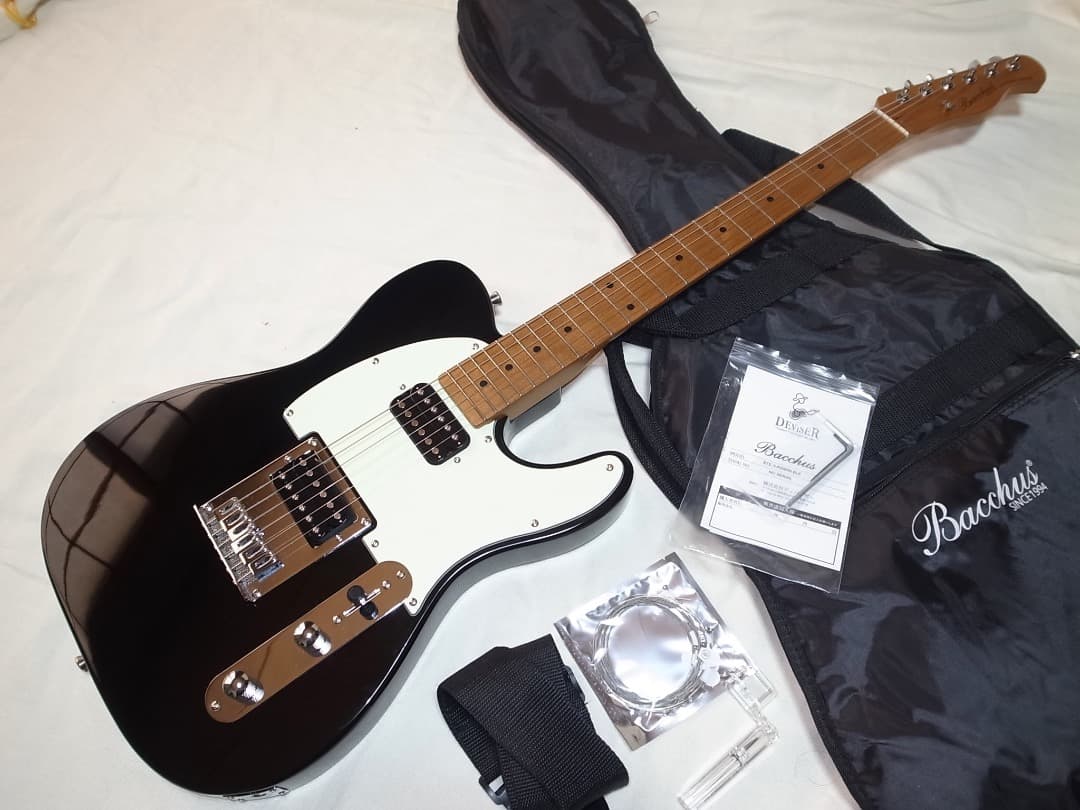 u*c様 新同美品　Bacchus BTEー３ーRSM／M ２ハム　テレキャスタ