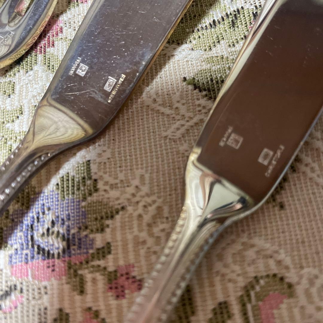 クリストフルChristofleパールシリーズ　スプーンフォークナイフ