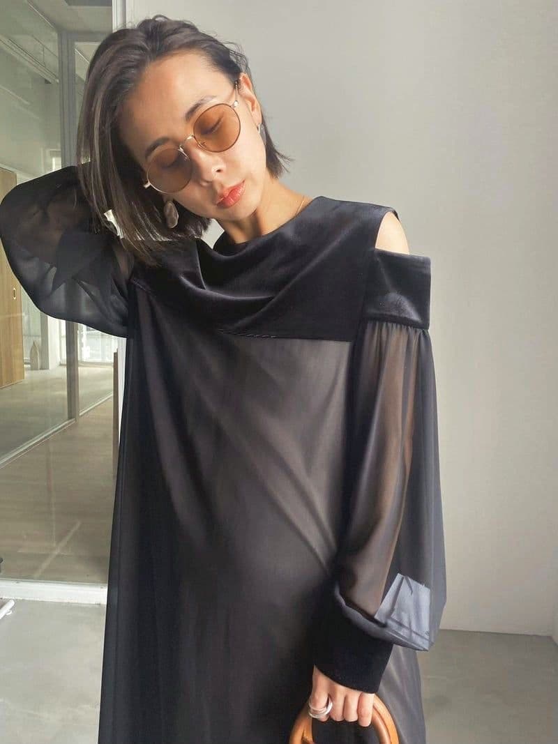 ワンピース TOP COVER SHEER DRESS ameri vintage