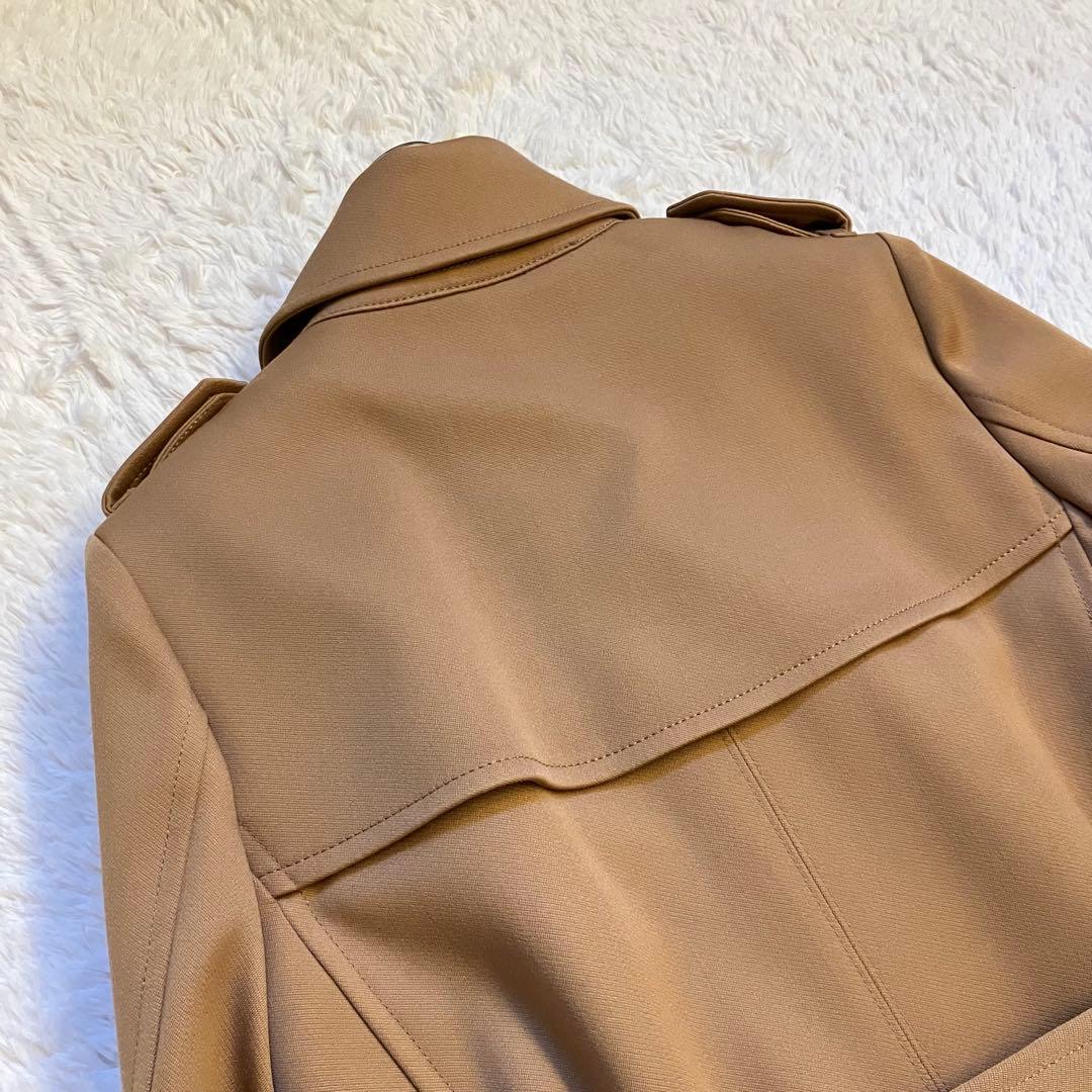 REMI様エストネーション　トレンチコート　ウール　ライナー付き　キャメル　36