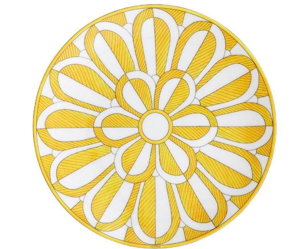 新品　エルメス　ソレイユ　デザートプレート 21cm