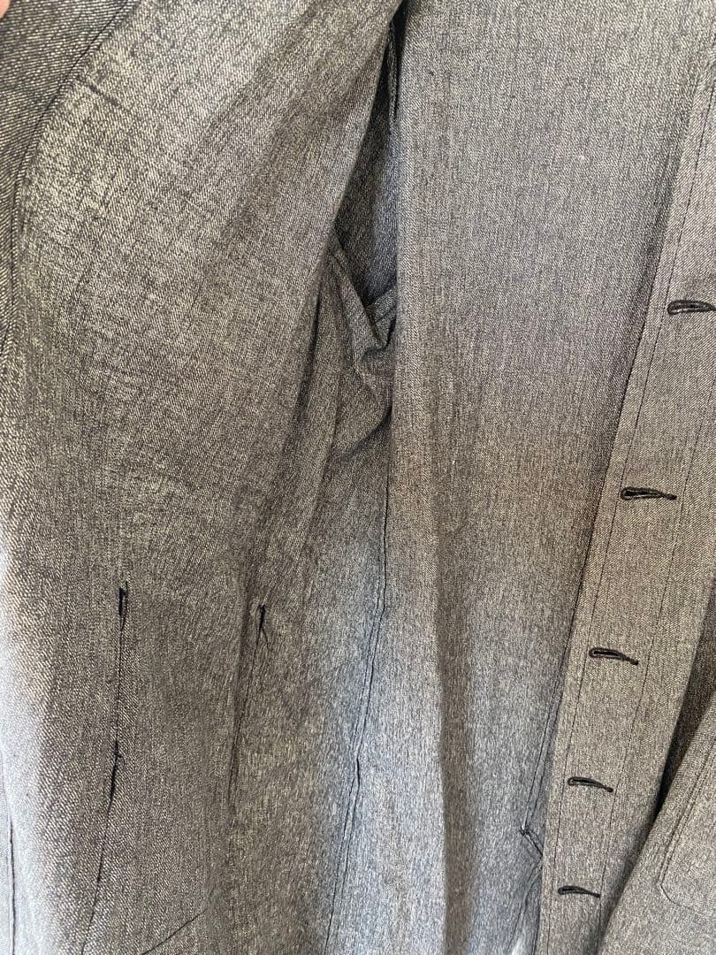 30〜40年代 フランスブラックシャンブレーアトリエコート