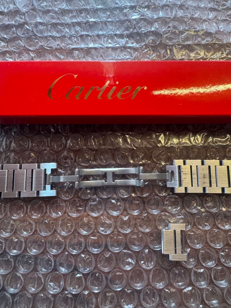 純正 カルティエ タンク マスト LM SSブレスレット