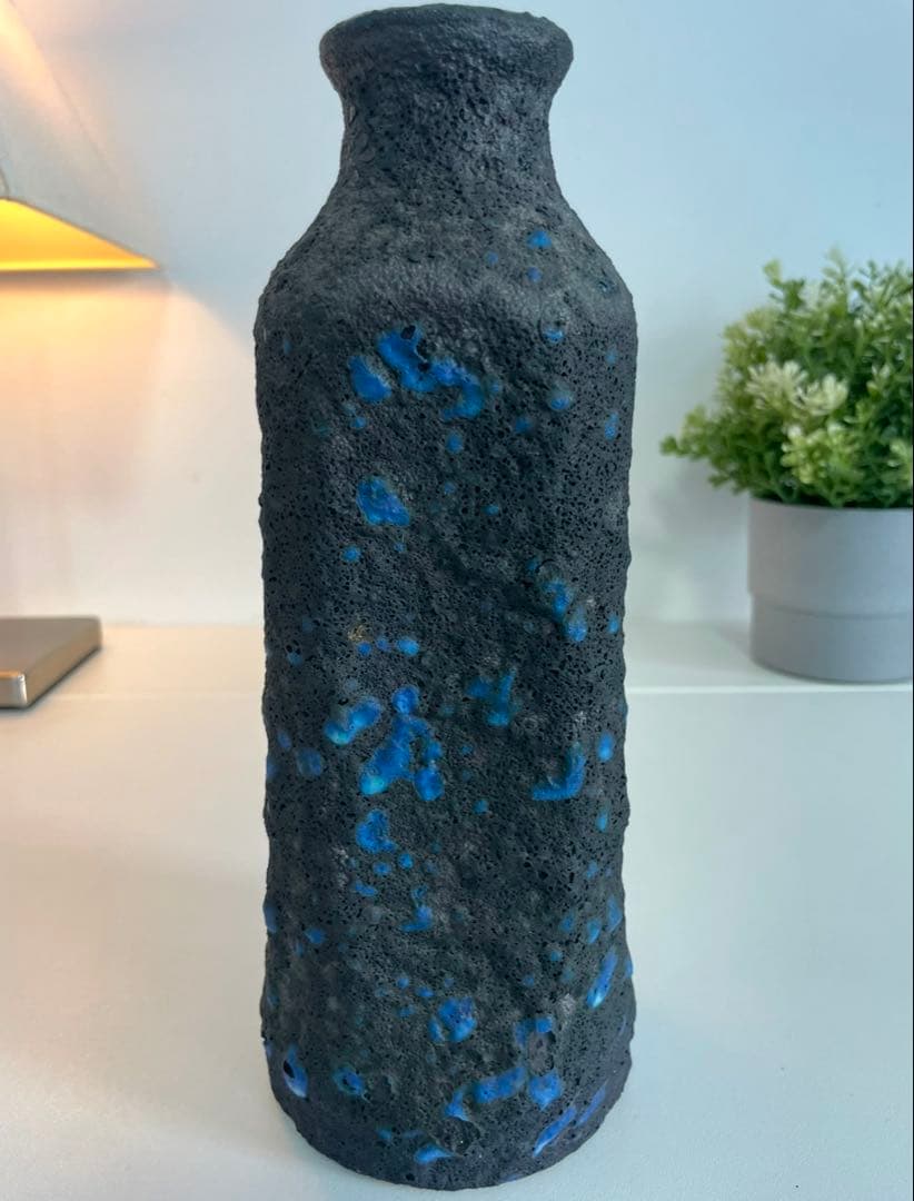 ヴィンテージフラワーベース　花瓶　西ドイツ　Fat Lava