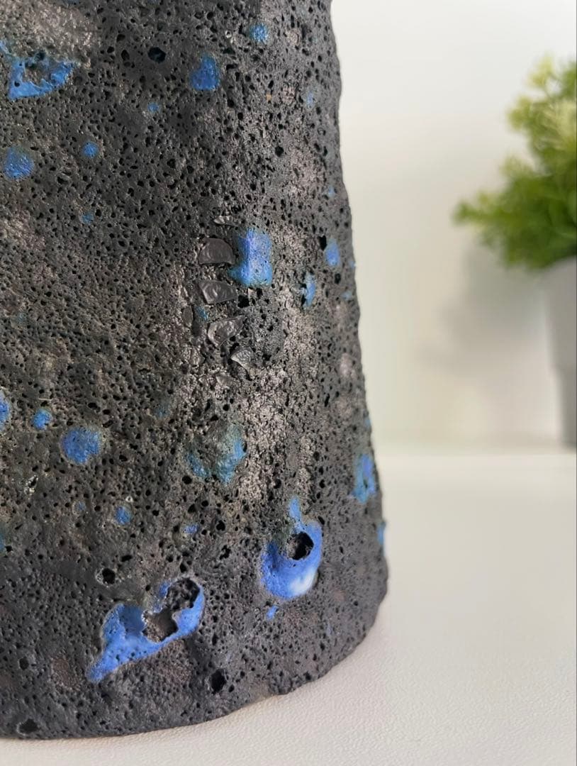 ヴィンテージフラワーベース　花瓶　西ドイツ　Fat Lava