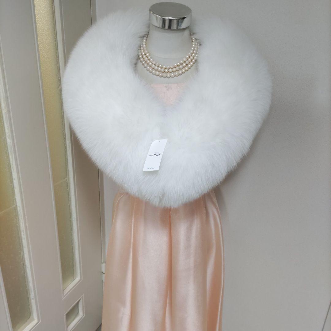 smile88　サガフォックス　シャドー　成人式ショール　SAGAFURS