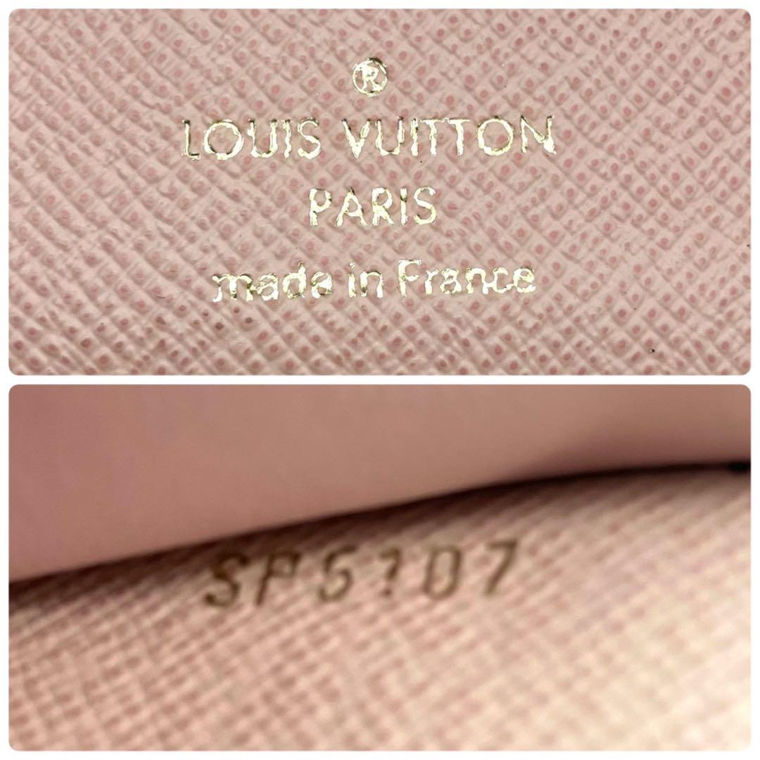 ウィン 正規品 ルイヴィトン 三つ折り財布 ヴィクトリーヌ ダミエエベヌ