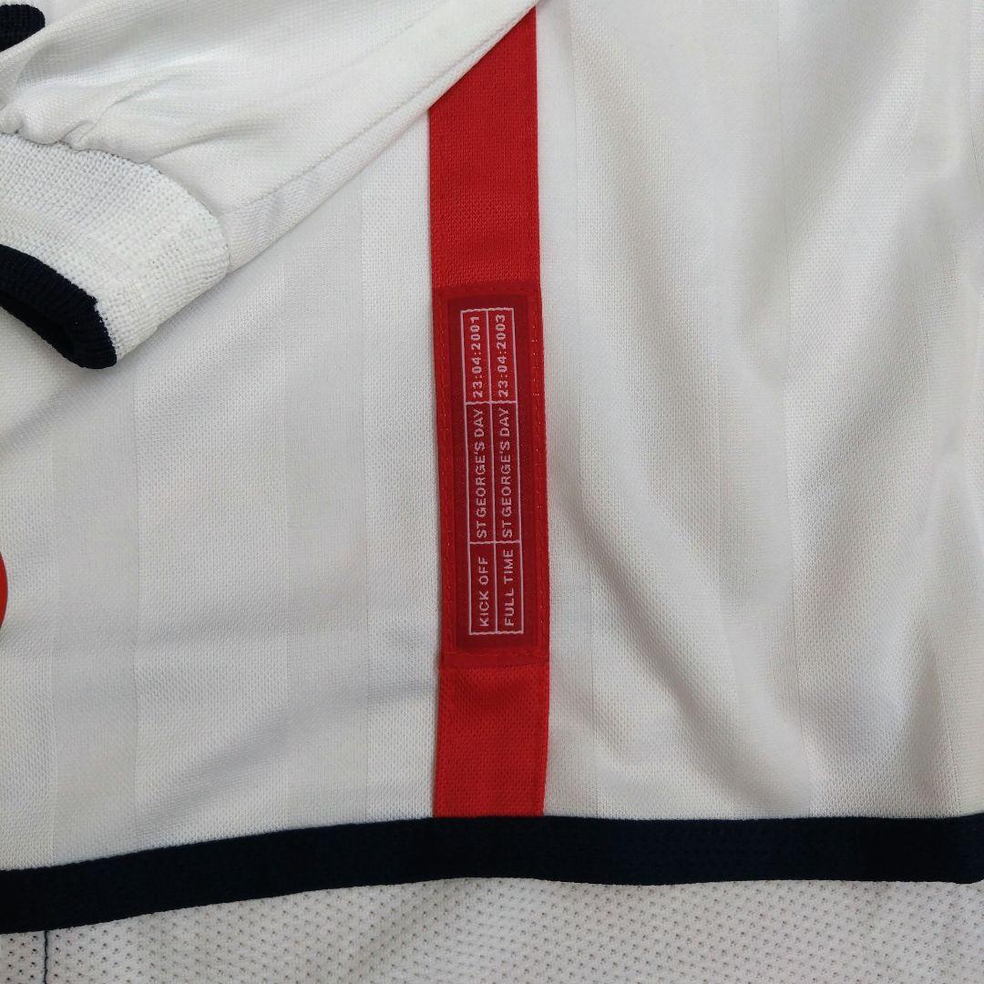 イングランド代表 2002W杯モデル アンブロ正規品レプリカユニフォーム　ホーム