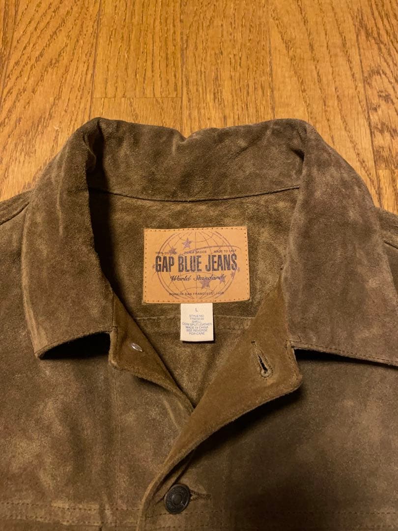 【90s〜00s】OLD GAP レザージャケット スウェード ヴィンテージ