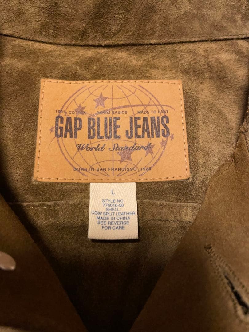 【90s〜00s】OLD GAP レザージャケット スウェード ヴィンテージ