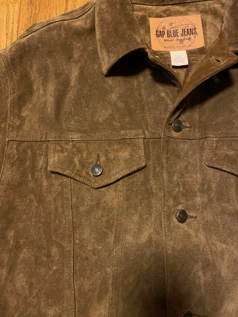 【90s〜00s】OLD GAP レザージャケット スウェード ヴィンテージ