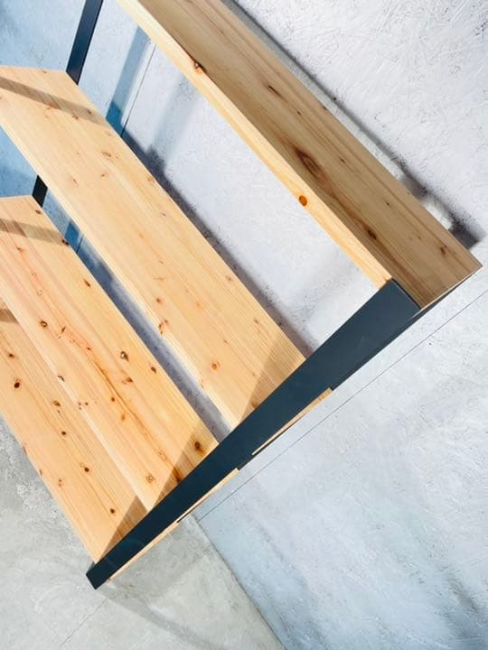 シェルフ　棚 ラック　アイアン家具　無垢