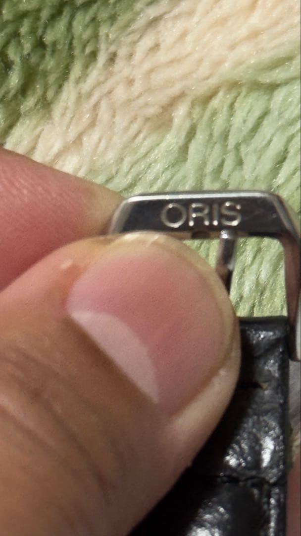 ビンテージのオリス ビッグクラウン ポインターデイト ウォッチです。