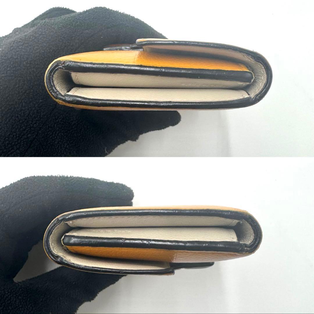 【極美品✨】ロエベ スモール バーティカルウォレット 三つ折り アナグラム 財布