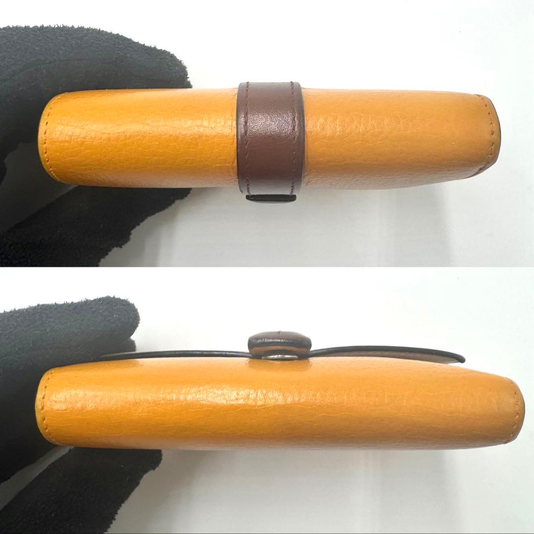 【極美品✨】ロエベ スモール バーティカルウォレット 三つ折り アナグラム 財布