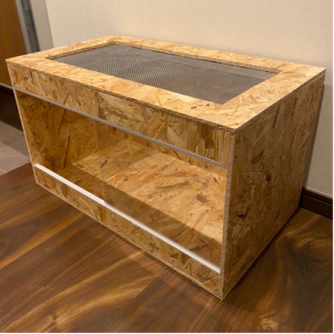 新品　木製ケージ　OSB 爬虫類　両生類　カメレオン　トカゲ　フトアゴ　カメ