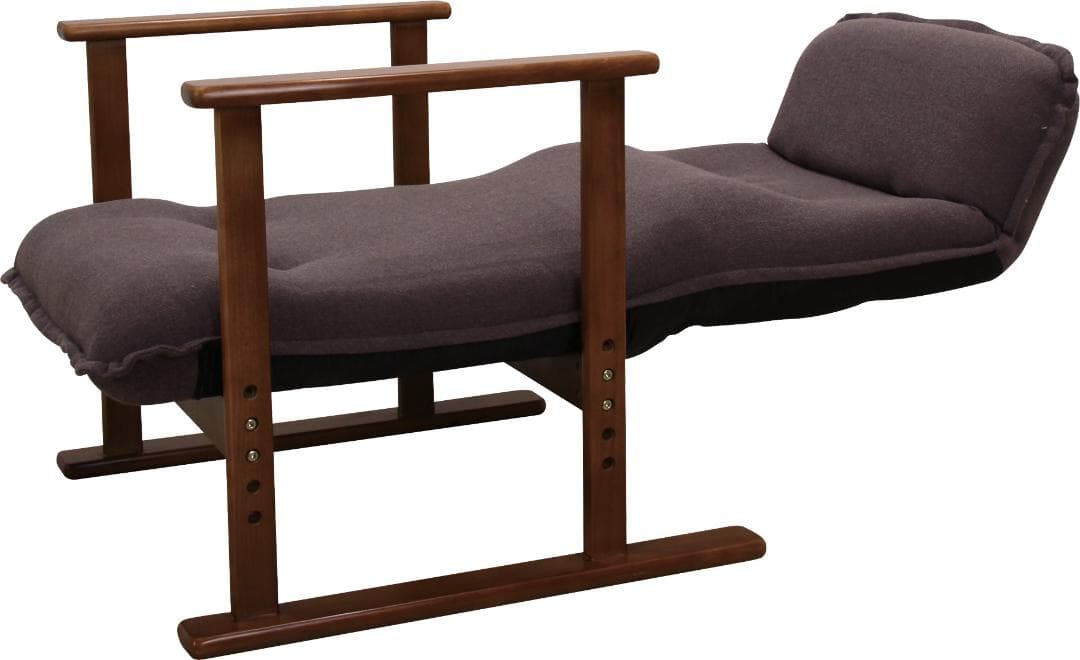 父の日　還暦　祝い　プレゼント　肘付き　リラックスチェア　ブラウン　茶　#1