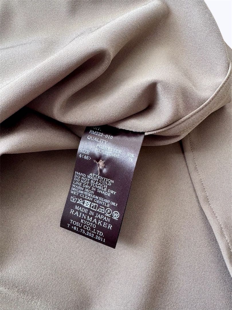 新品RAINMAKER STUDBUTTON BAND COLLAR SHIRT