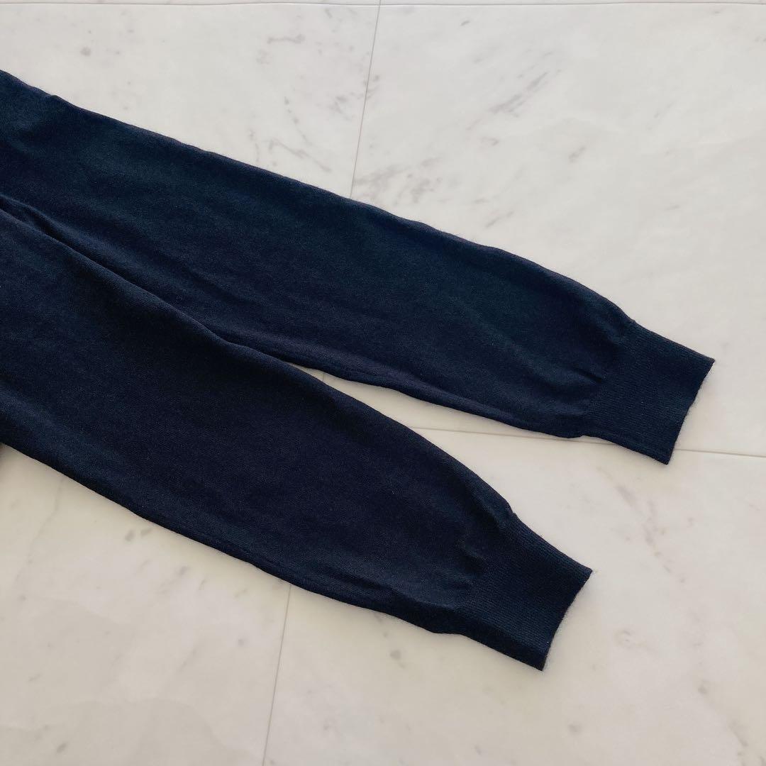 極美品　ヘルノ　HERNO ニットコンビダウン　切り替え　シルク　カシミヤ　40