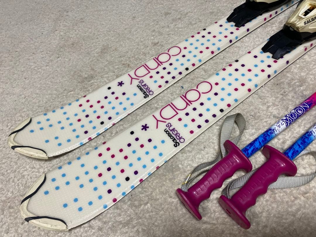 SALOMON　ORIGINS CANDY　120cm ブーツ23cm セット