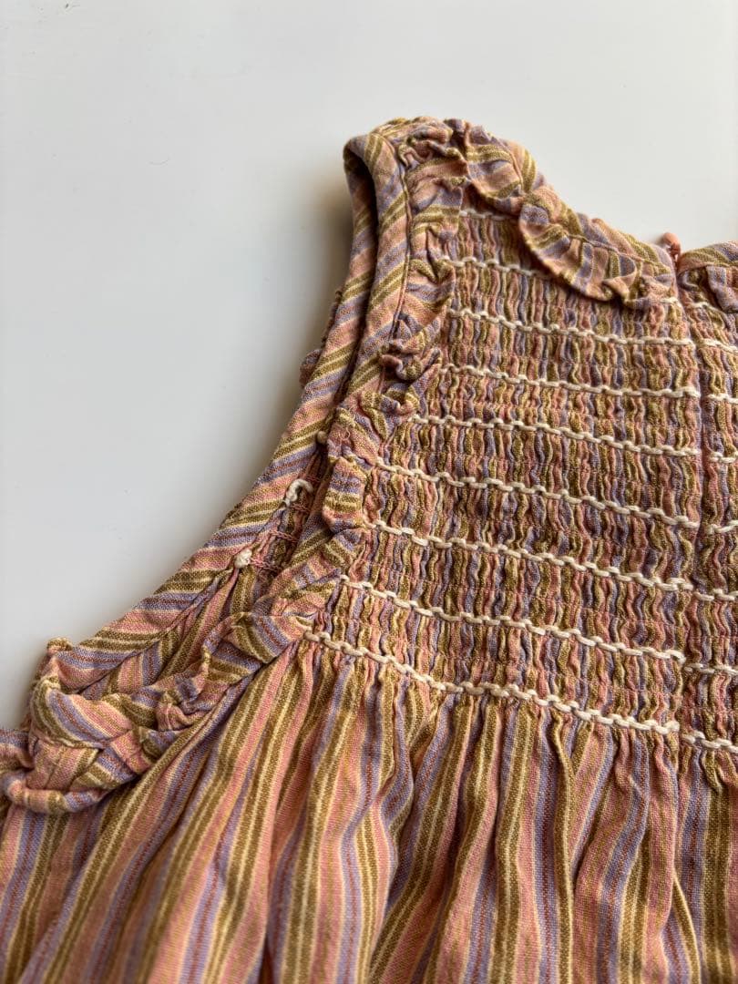 ワンピース apolina INA dress (Lounger Stripe) 3-5y