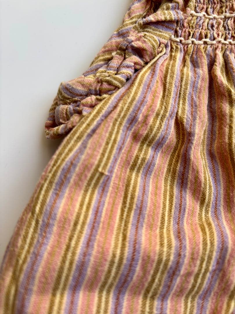 ワンピース apolina INA dress (Lounger Stripe) 3-5y