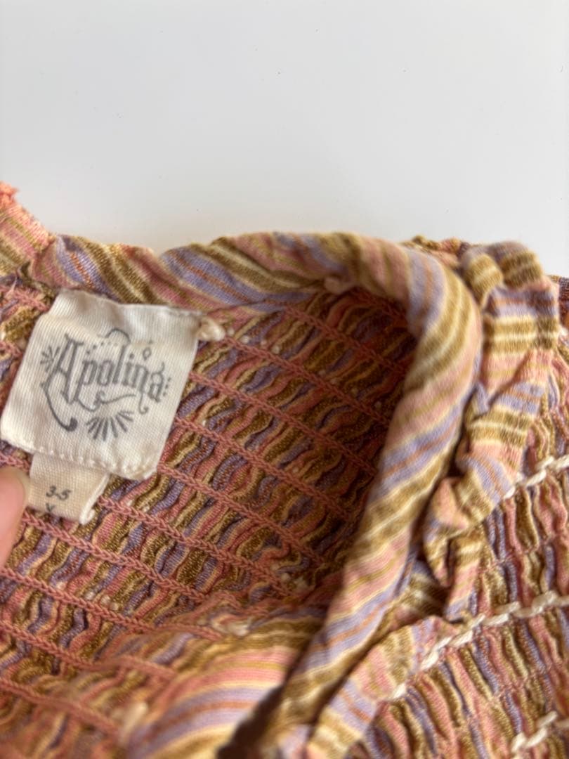 ワンピース apolina INA dress (Lounger Stripe) 3-5y