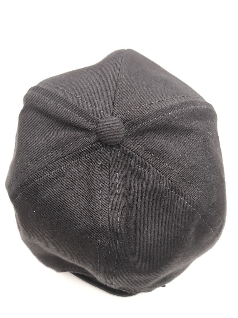 miu miu 黒 ロゴ入り ベースボールキャップ M