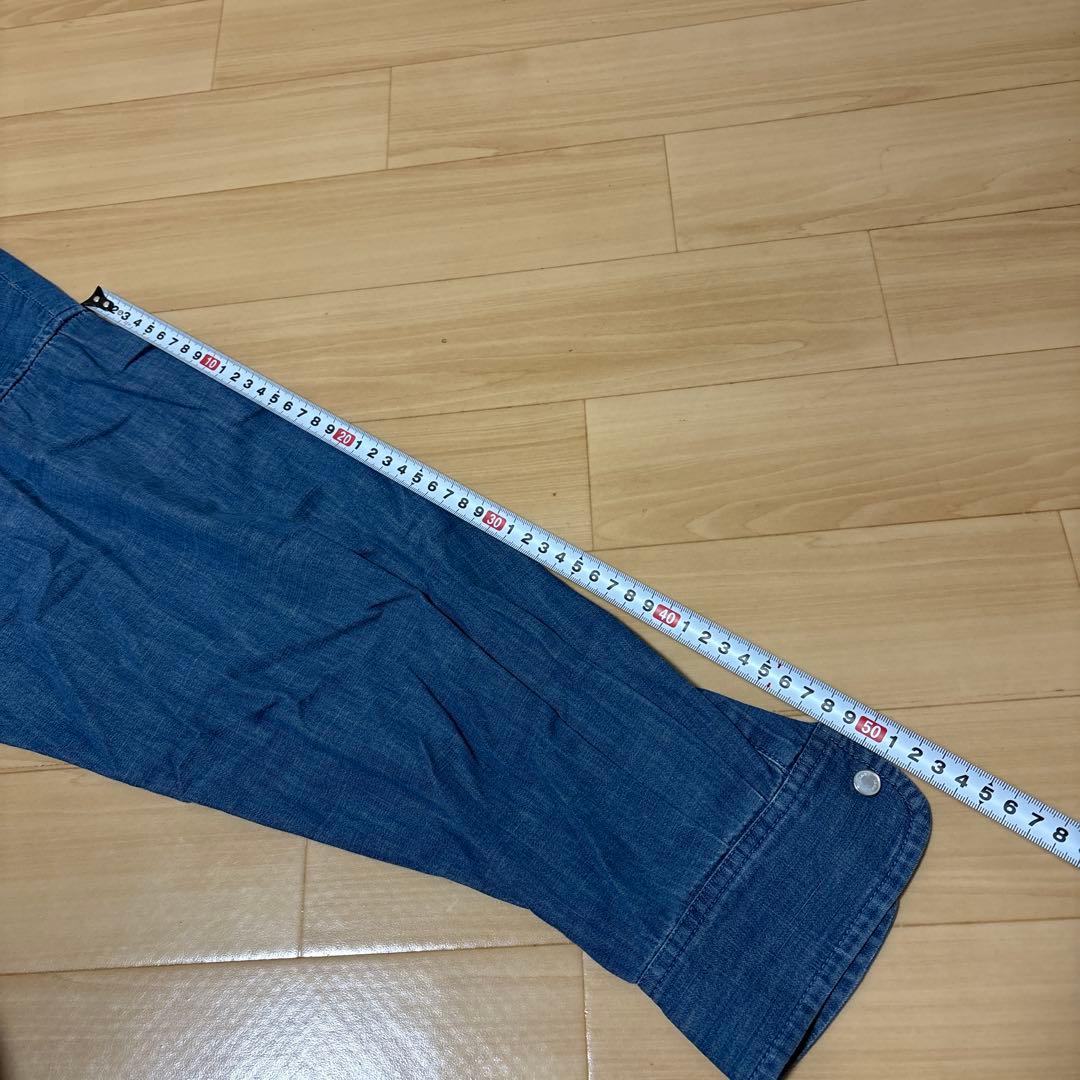 翔*太様 GUCCI タイガーバッグ刺繍　デニム長袖シャツ