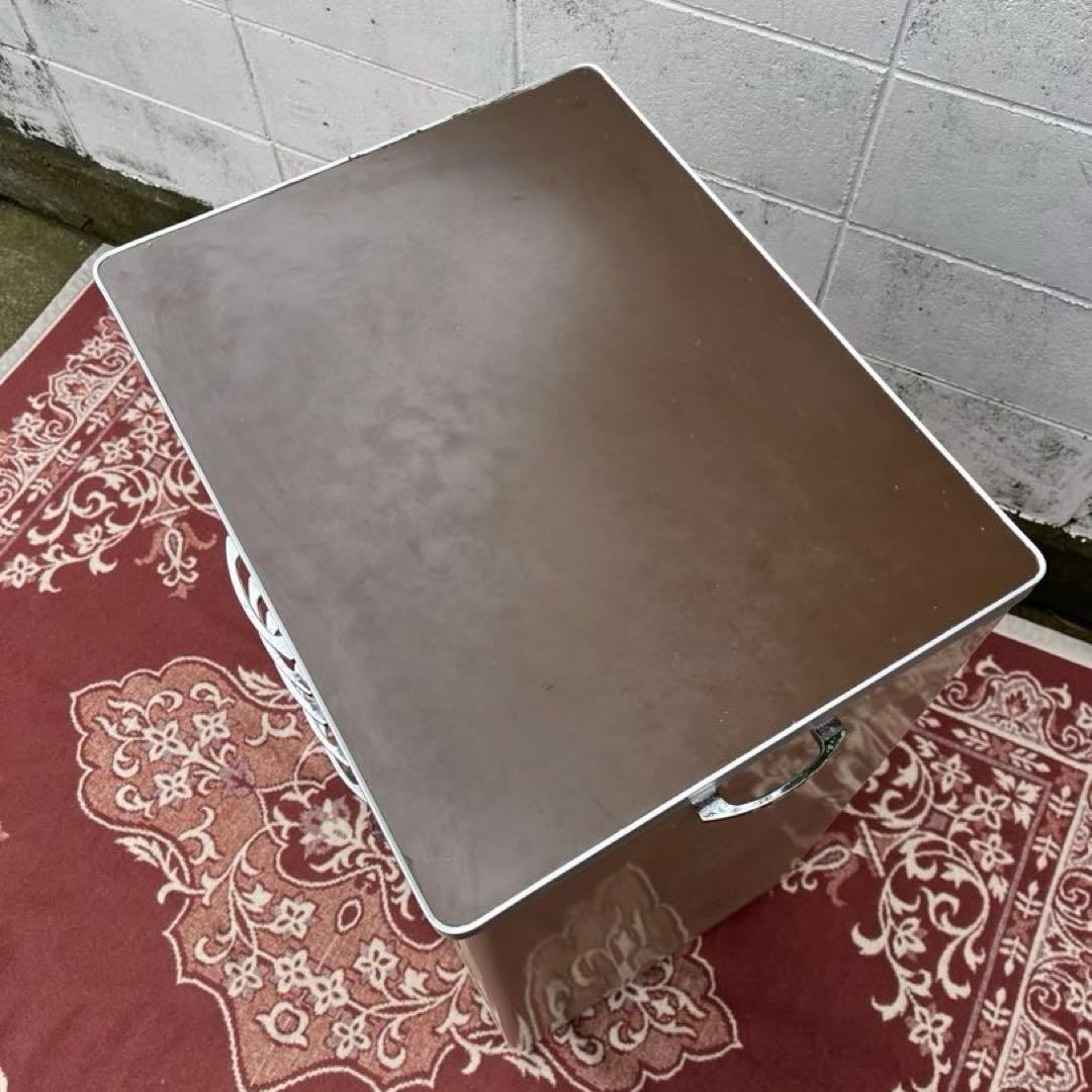 ビンテージ古家具◾️インダストリアル スチール製 デンタルキャビネット 収納棚