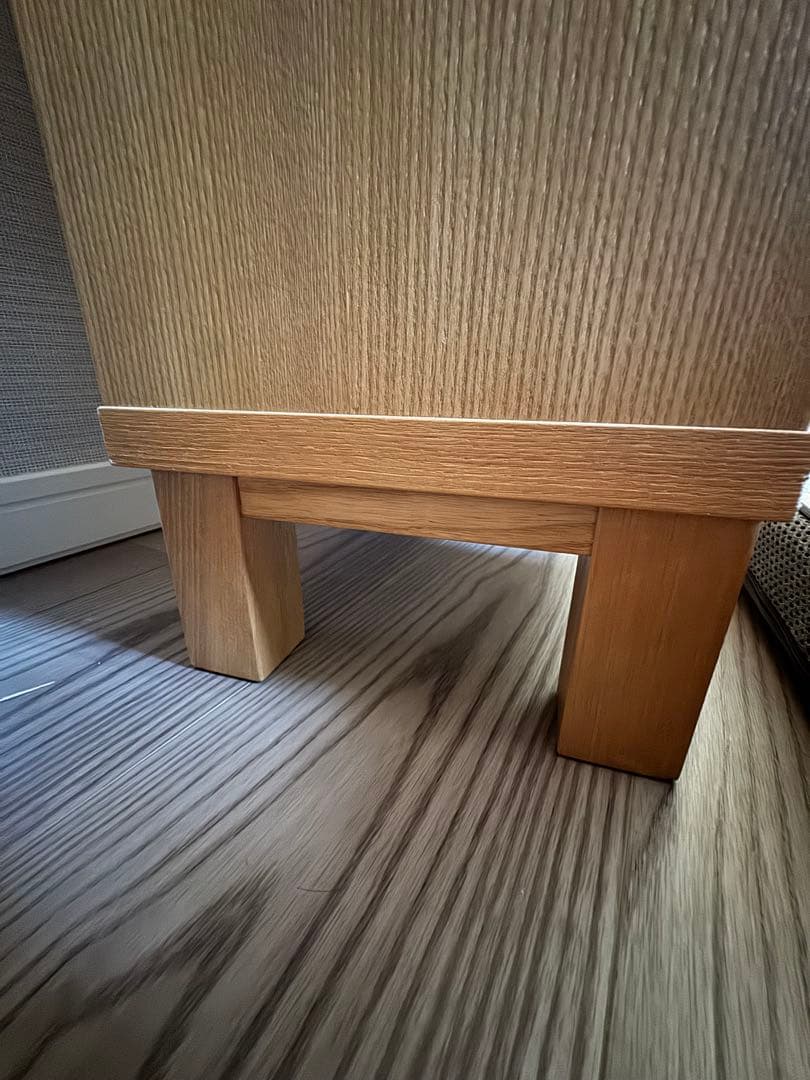 けいさん専用　無印良品 オーク材薄型ラック ワイド大 奥行22cm 本棚