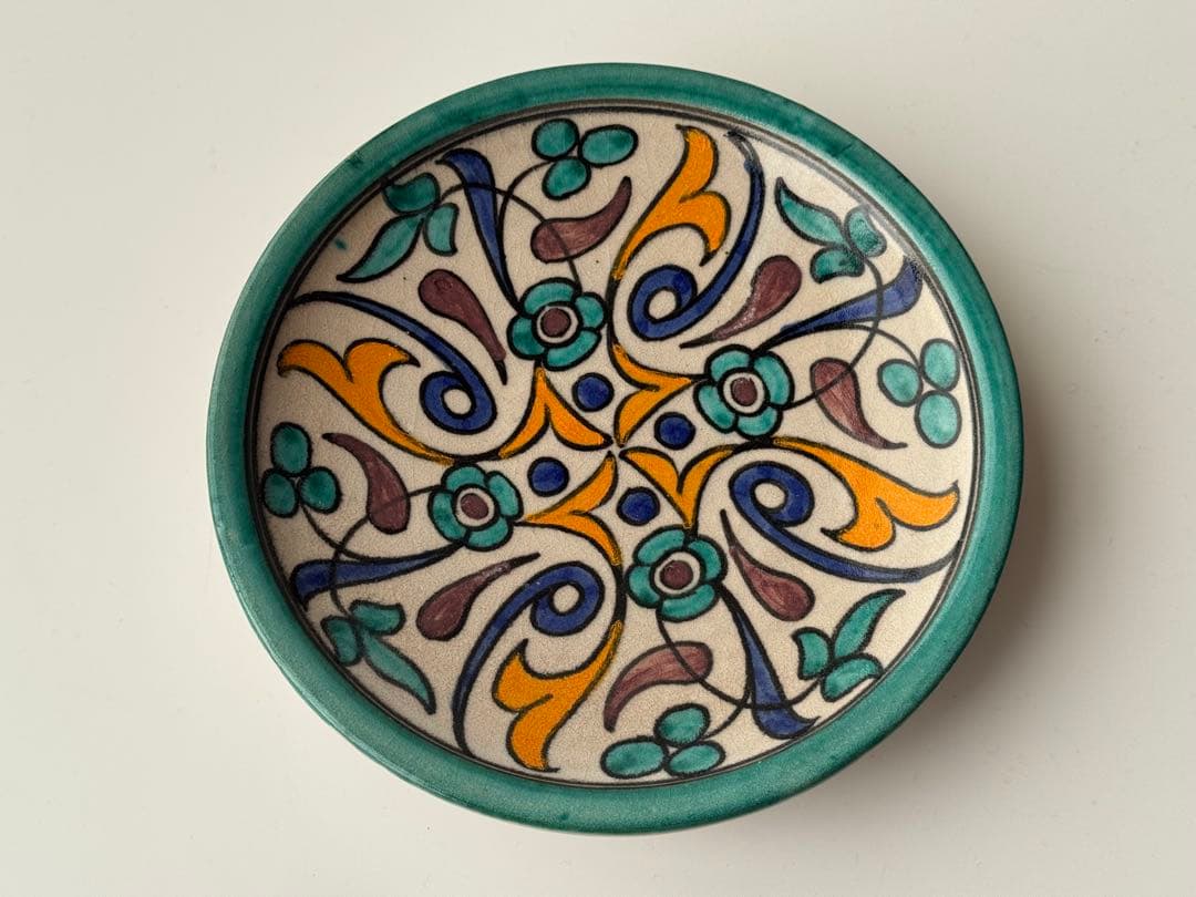 モロッコ 陶器 皿 4点セット