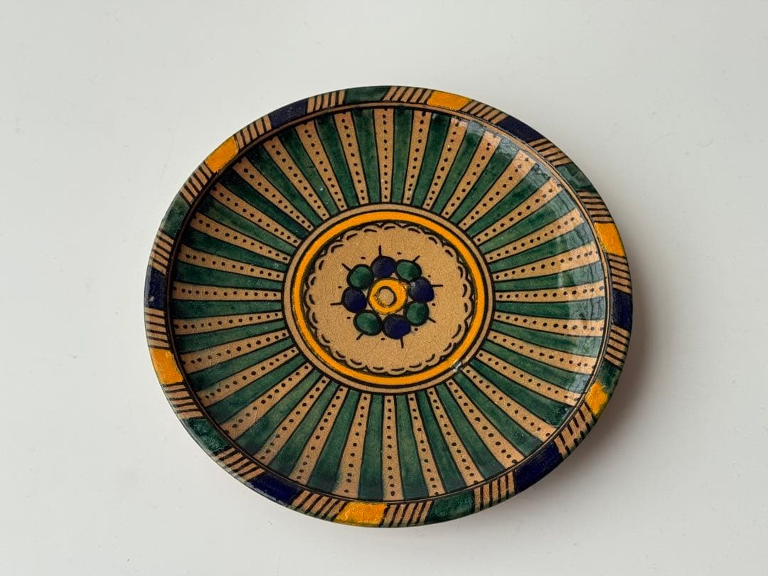 モロッコ 陶器 皿 4点セット