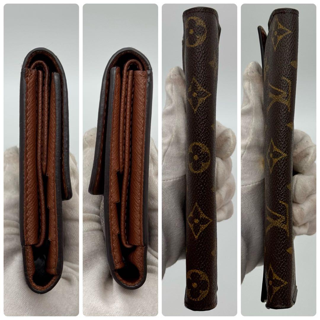 美品✨️ルイヴィトン　モノグラム　インターナショナル　三つ折り財布　長財布　財布